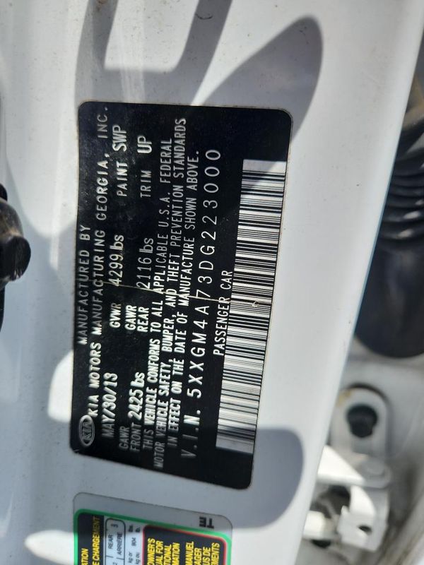 2013 KIA OPTIMUM