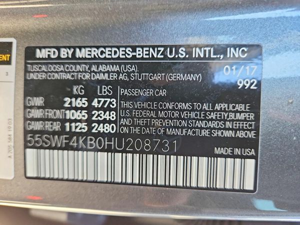 2017 MERCEDES-BENZ C C300-4M