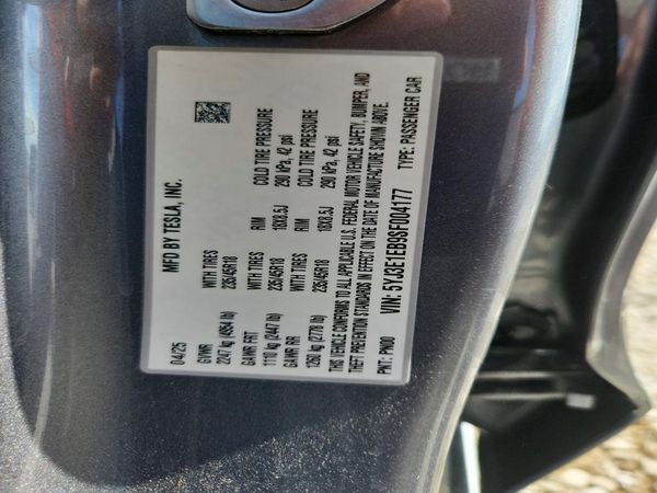 2025 TESLA MODEL 3