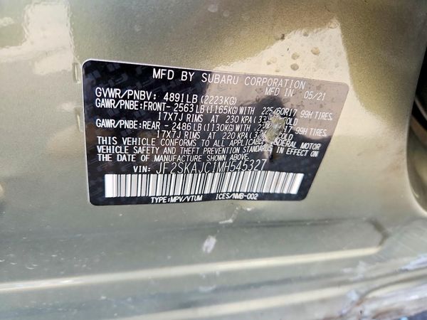 2021 SUBARU FORESTER Premium