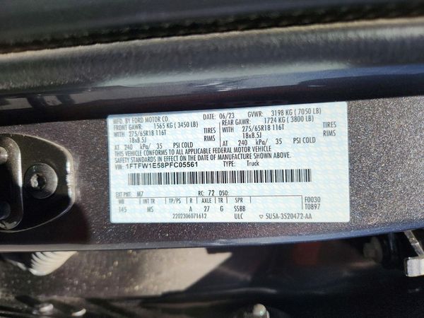 2023 FORD F150 SuperCrew