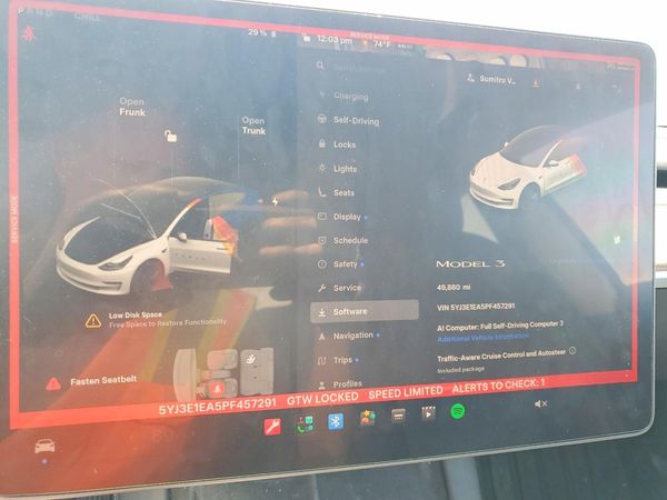 2023 TESLA MODEL 3
