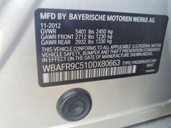 2013 BMW 550