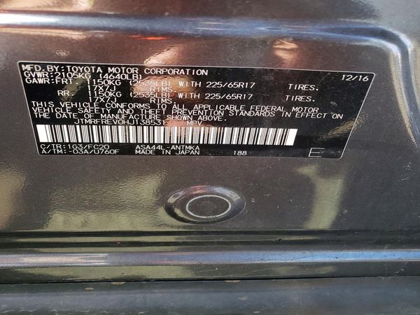 2017 TOYOTA RAV4 XLE
