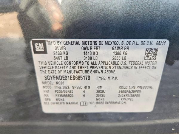2014 CADILLAC SRX Premium