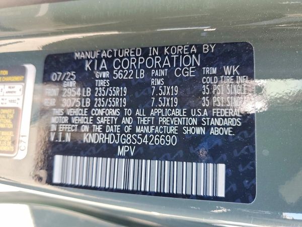 2025 KIA SORENTO
