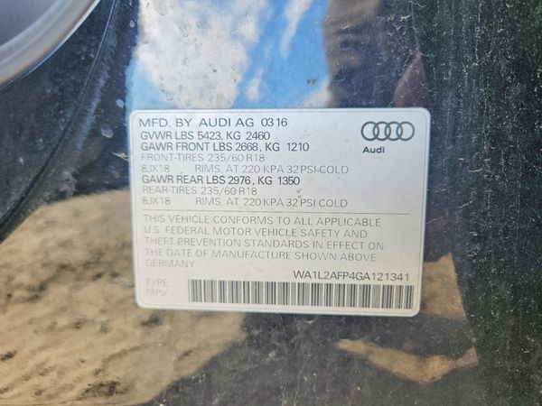 2016 AUDI Q5 quattro Premium Plus