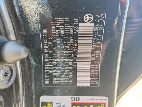 2018 TOYOTA COROLLA L/LE/SE/XLE/XSE
