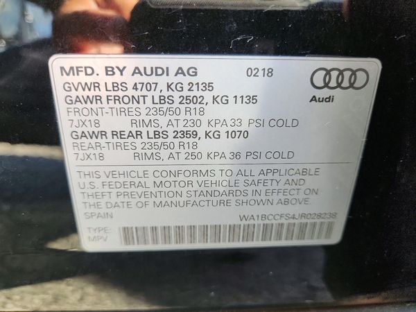 2018 AUDI Q3