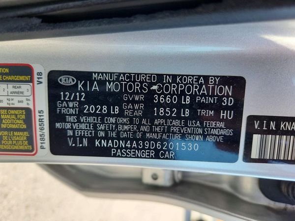 2013 KIA RIO EX / SX