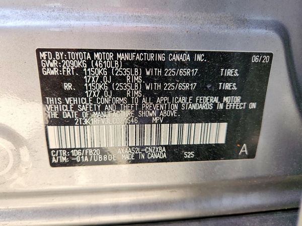 2020 TOYOTA RAV4