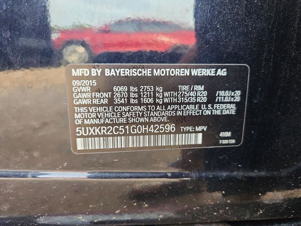 2016 BMW X5