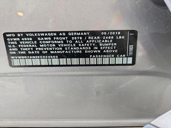 2019 VOLKSWAGEN ARTEON