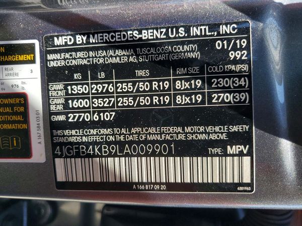 2020 MERCEDES-BENZ GLE