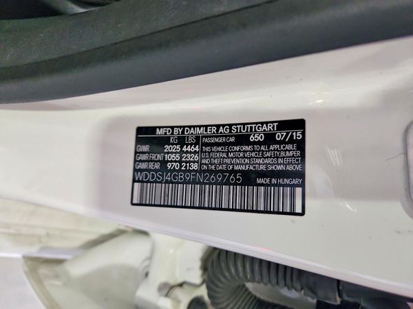 2015 MERCEDES-BENZ CLA CLA250 4 MATIC