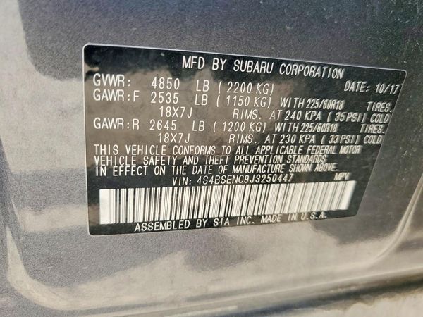 2018 SUBARU OUTBACK Limited+M/R+ES+NAVI