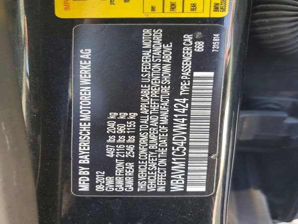 2013 BMW X1 sDrive28i — VINS