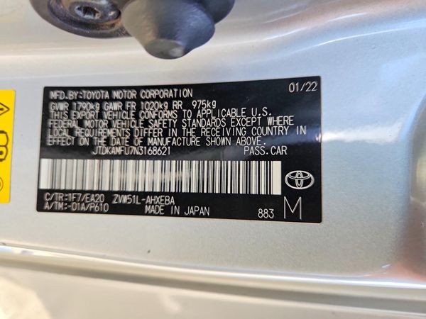 2022 TOYOTA PRIUS