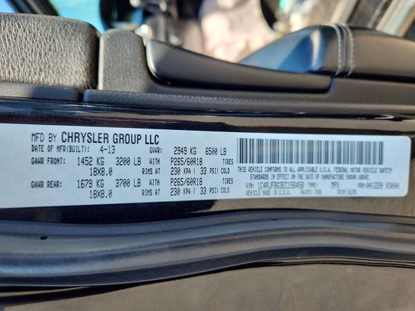 2014 JEEP CHEROKEE Limited — VINS