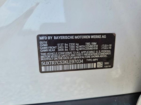 2019 BMW X3 sDrive30i