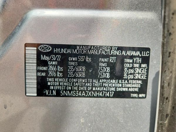 2022 HYUNDAI SANTA FE