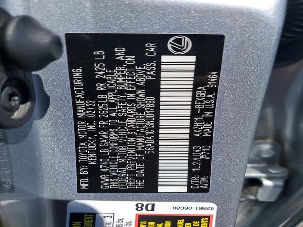 2022 LEXUS ES 300H