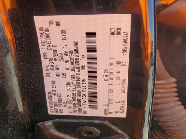 2017 FORD F150