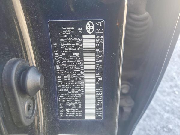 2018 TOYOTA COROLLA L/LE/SE/XLE/XSE — VINS