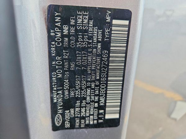 2025 HYUNDAI TUCSON Blue