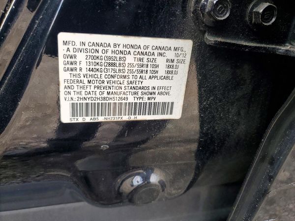 2013 ACURA MDX Tech