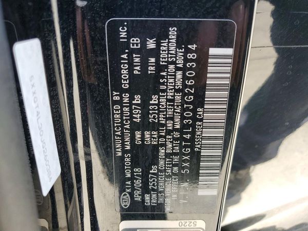 2018 KIA OPTIMA LX