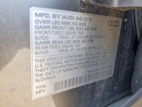 2018 AUDI Q7