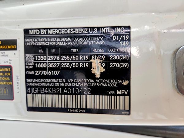 2020 MERCEDES-BENZ GLE GLE350-4M