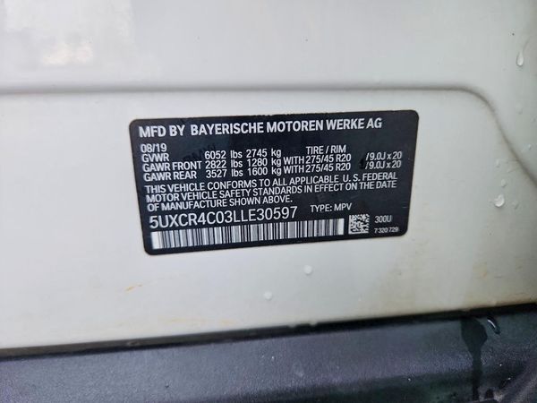 2020 BMW X5 sDrive40i