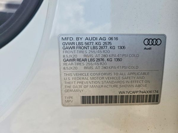 2017 AUDI SQ5
