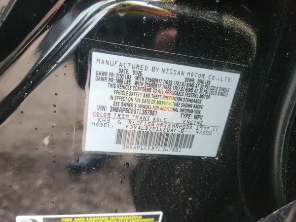 2026 NISSAN KICKS SV