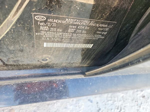2020 HYUNDAI SONATA SEL