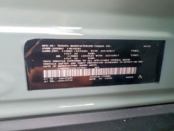 2022 TOYOTA RAV4