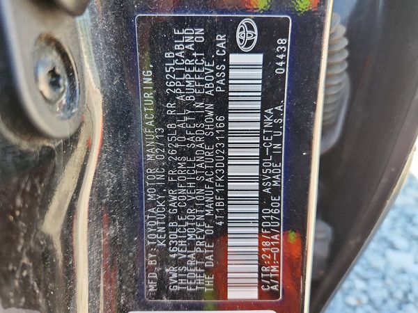 2013 TOYOTA CAMRY
