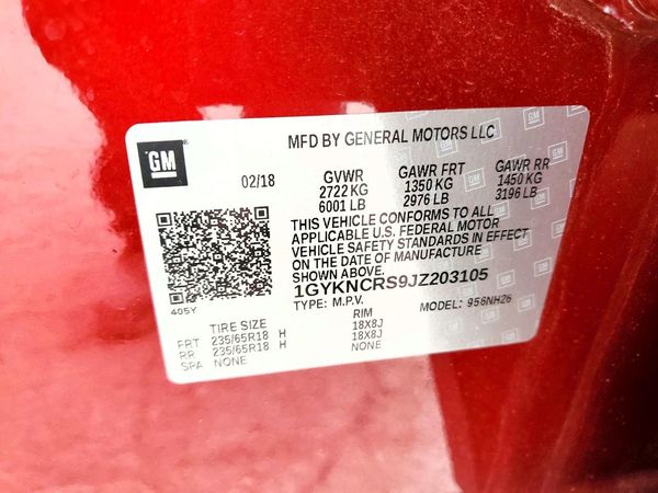2018 CADILLAC XT5 Luxury