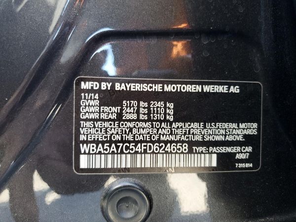 2015 BMW 528