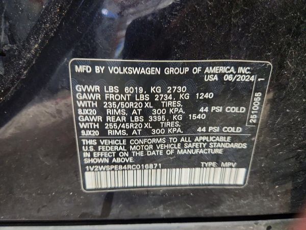 2024 VOLKSWAGEN ID.4 Pro S