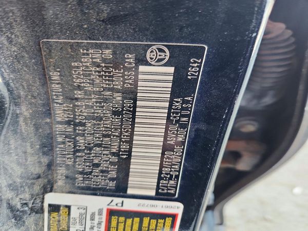 2013 TOYOTA CAMRY