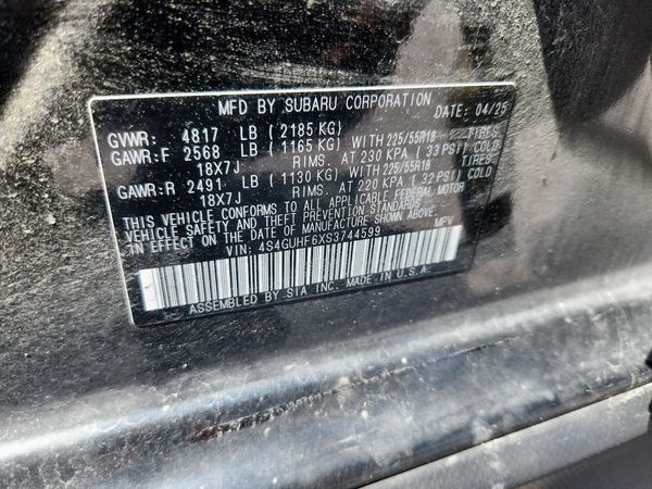 2025 SUBARU CROSSTREK