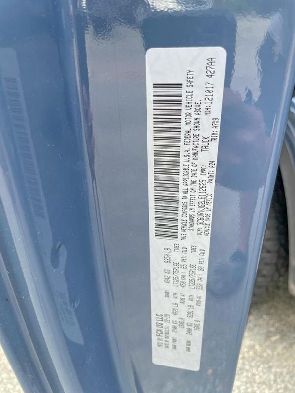 2020 RAM PROMASTER 3500 VF
