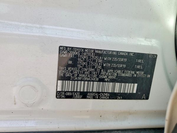 2024 TOYOTA RAV4 XLE Premium — VINS