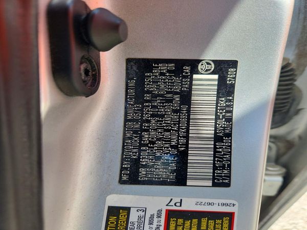 2013 TOYOTA CAMRY