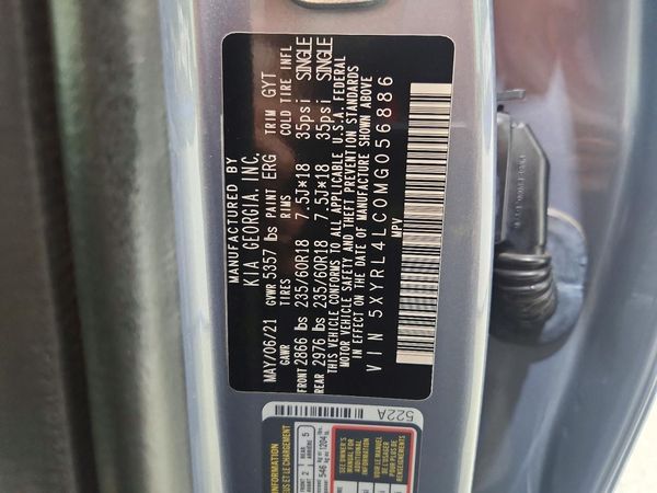 2021 KIA SORENTO S