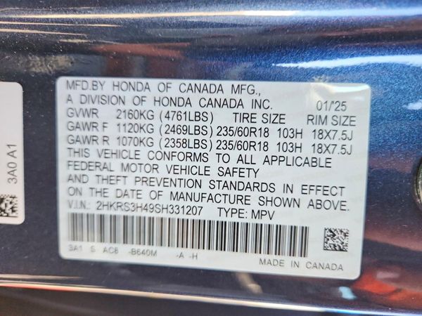2025 HONDA CR-V