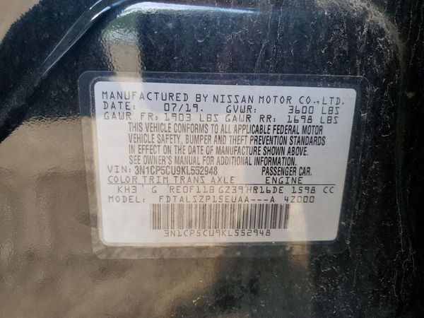 2019 NISSAN KICKS